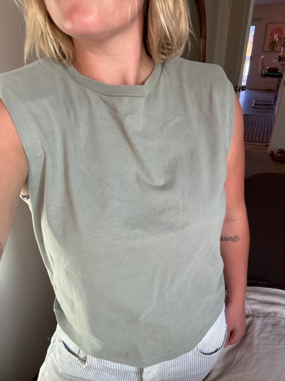 All Saints Padded Tank Top